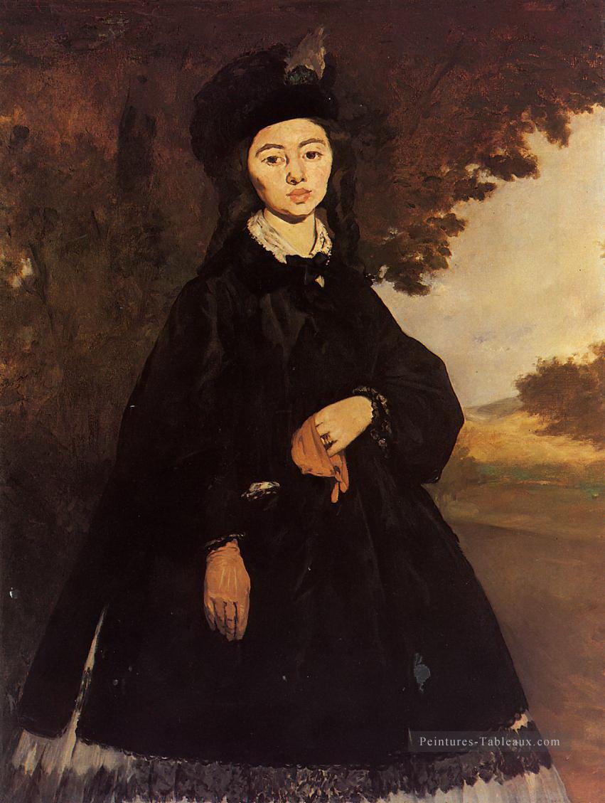 Madame Brunet Édouard Manet Peintures à l'huile